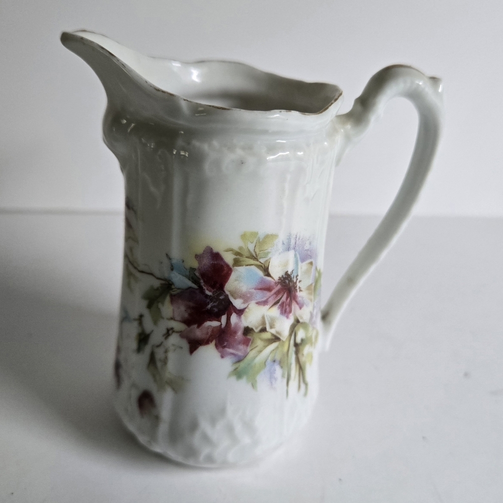 Floral Porcelain creamer Pitcher